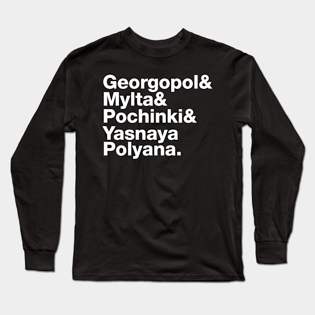 PUBG CITIES Long Sleeve T-Shirt by BrayInk